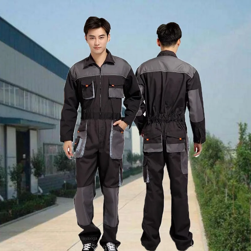 Men Work Clothing Coverall Repairman Jumpsuit Workman Clothing Cargo Pant Working Uniform Romper Ropa De Trabajo Hombre Mechanic