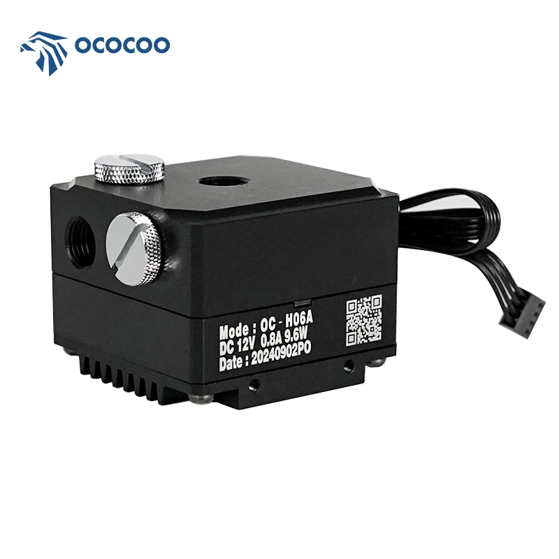 

OCOCOO Pc Parts Pump Water Cooler Mute Silent Pump Flow 600L/H Integrated Water Cooling PWM Intelligent Temperature Regulation