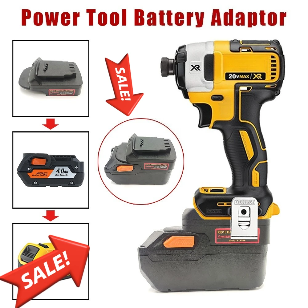 Adapter Converter Use For Hitachi/Hikoki 18V Li-ion Battery BSL1830 on For Dewalt 18V 20V Lithium Electrical Power Tool