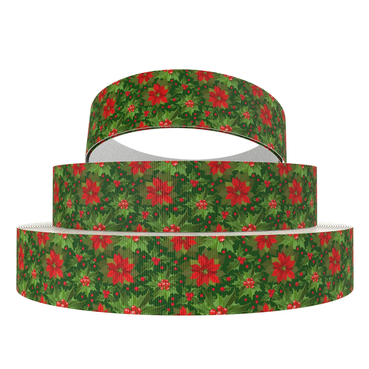 5 Yards 16mm/25mm Christmas Santa Printed Grosgrain Ribbon For Gift Wrapping DIY Sewing Bowknot Crafts Home Packing,5Yc13413