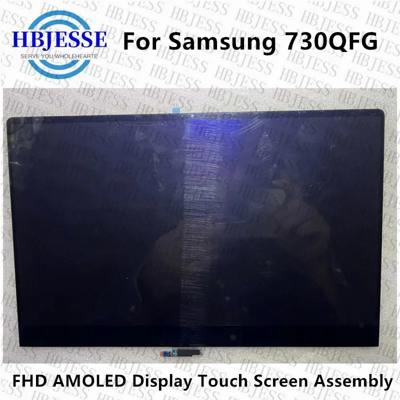 Imagem -02 - Conjunto do Tela Táctil da Exposição do Lcd para Samsung Fhd Original 133 Np730qfg