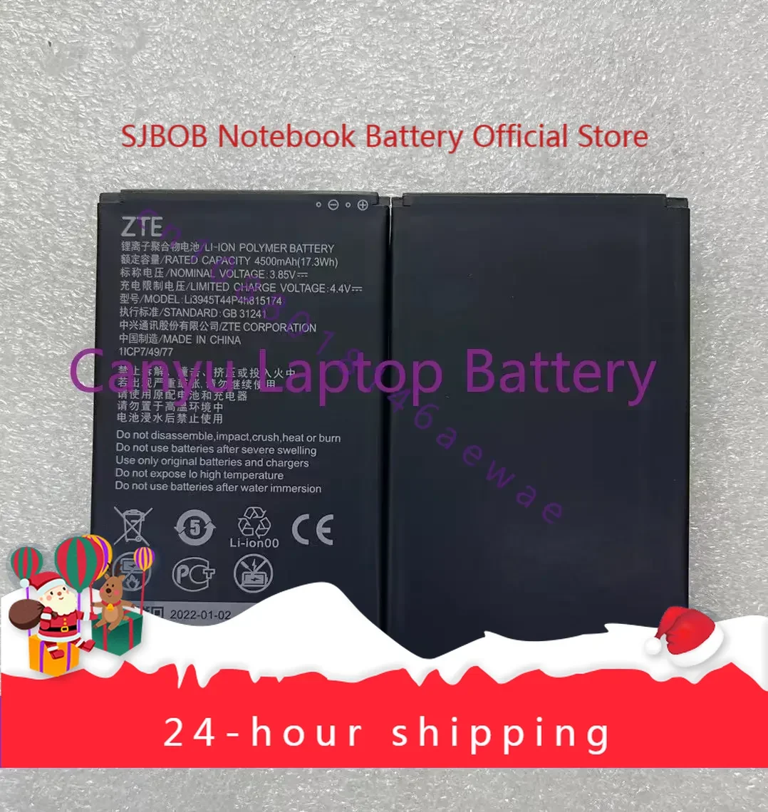 

На 2022 годы Li3945T44P4h 815174 Аккумулятор для ZTE MU5001 5G Wi-Fi Wi-Fi6 портативный беспроводной 833F 831FT MF90M MF91S2 MF91D