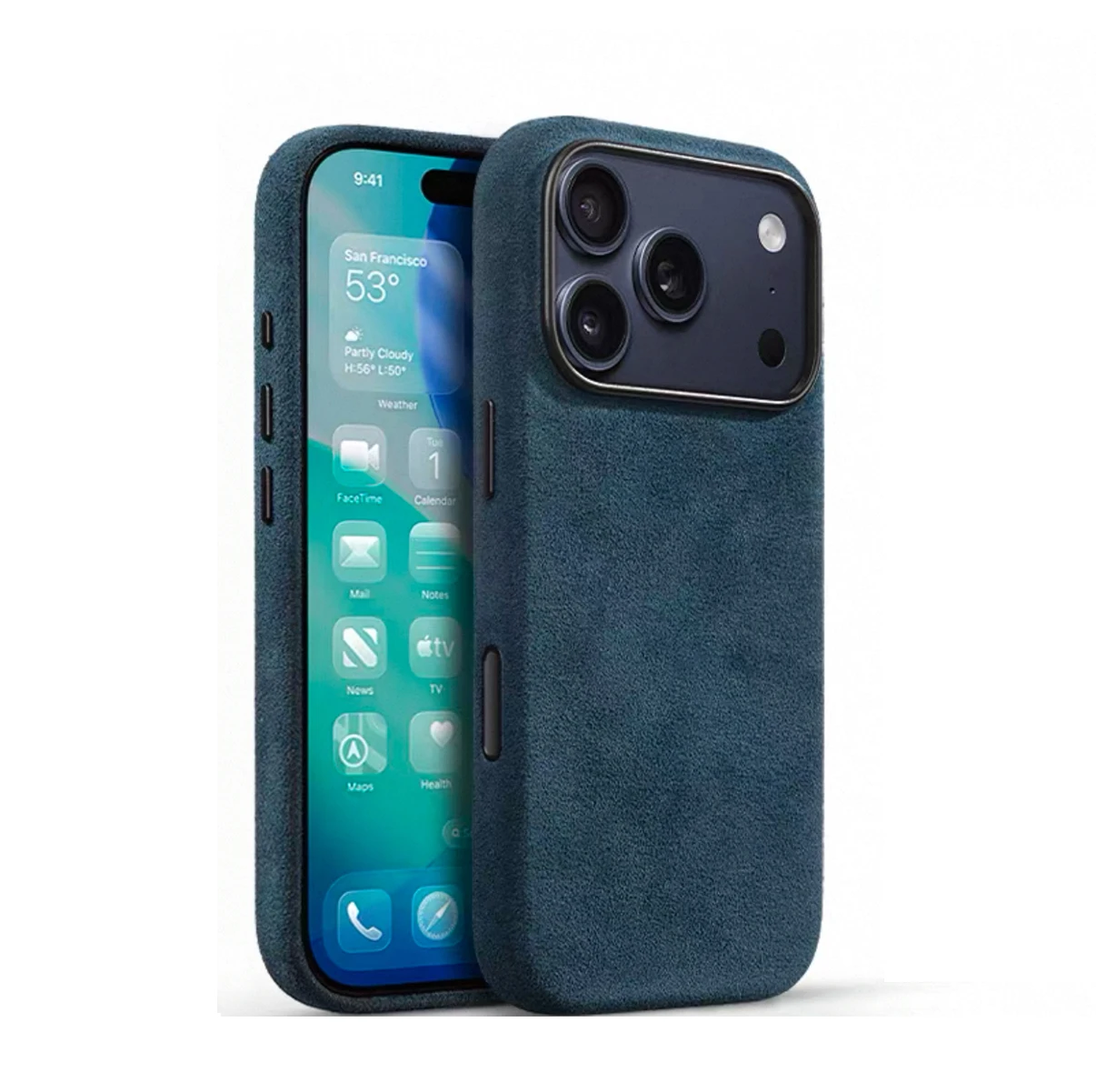 100% italienisches Alcantara-Magnetgehäuse für iPhone 18 17 Pro Max Air Luxus mit Magsafe-Abdeckung Leder-Handyhüllen für iPhone 18Pro – Detail 10