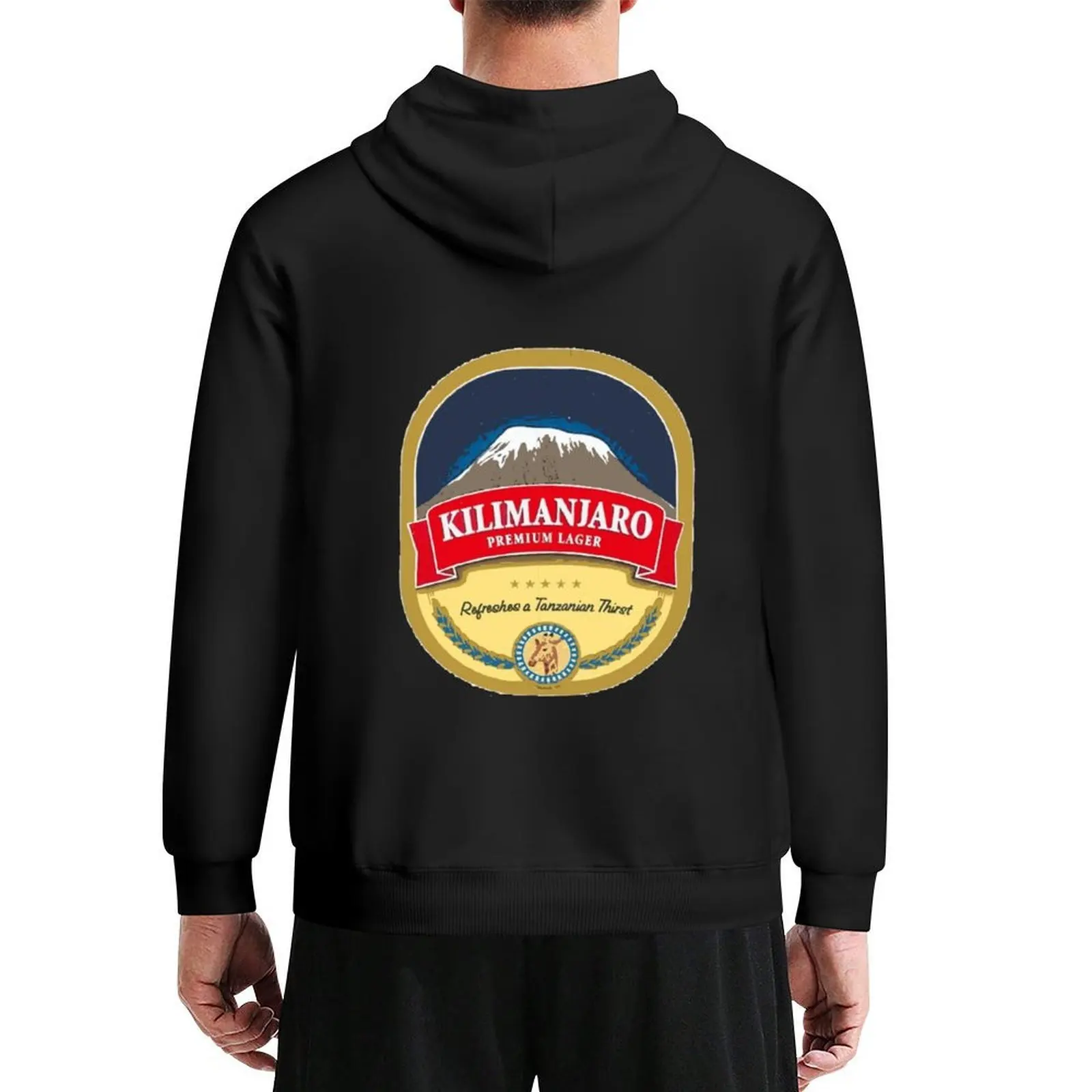 

Kilimanjaro Lager 69 Hoodie winter clothes japanese style male clothes blouse designer hoodies