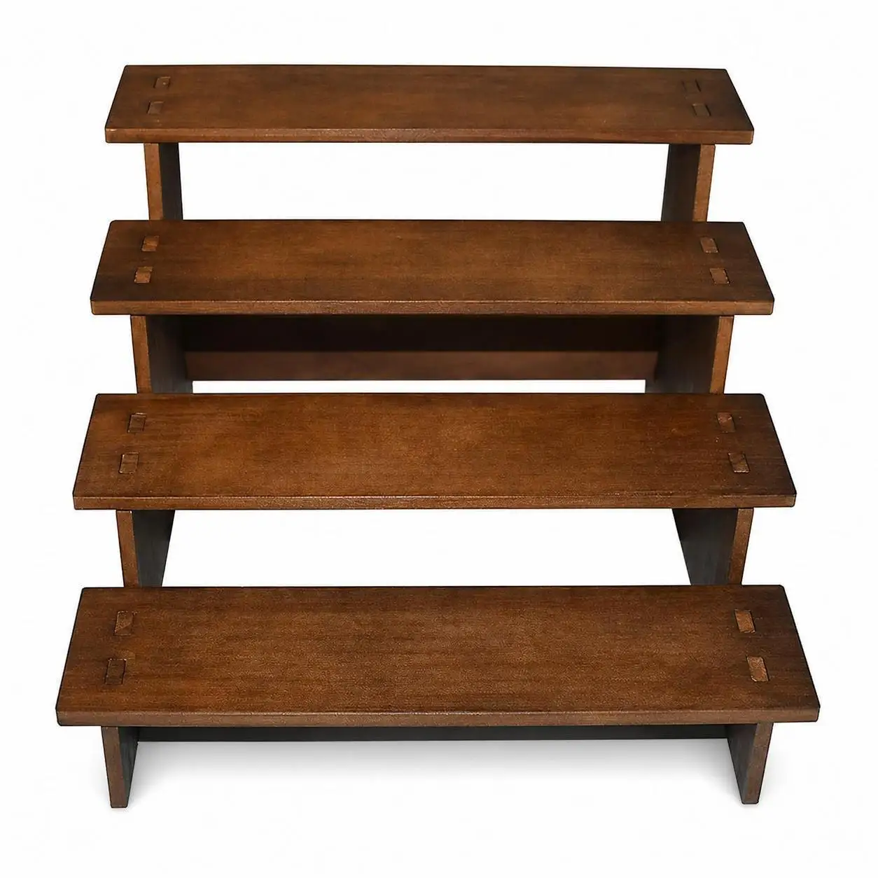 Solid Wood Tiered Display Stand for Bracelets and Hairpins