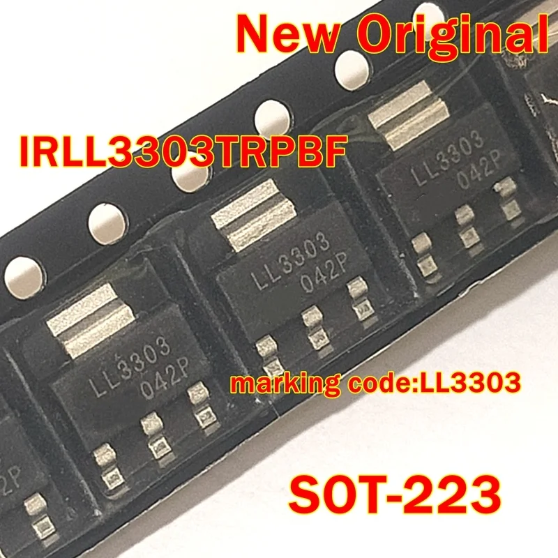 

5pcs to 100pcs IRLL3303TRPBF IRLL3303PBF IRLL3303 SOT-223 New Original marking code:LL3303 HEXFET Power MOSFET