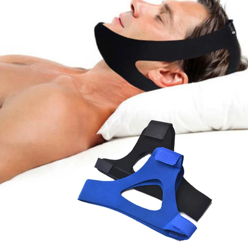 For Women Men Better Breath Dropshipping Anti Snoring Belt Triangular Chin Strap Mouth Guard Gifts  Health Snore Stopper Bandage