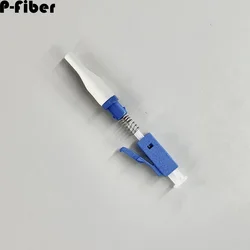 LC connector kits 1000pcs singlemode blue housing spring accessory dust cap boot optical fiber parts without ferrule