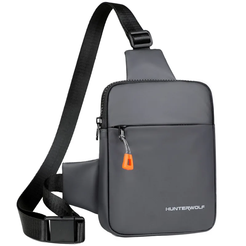 

Cell phone shoulder crossbody bag men's casual waterproof new hundred matching chest bag men's chest small backpacks