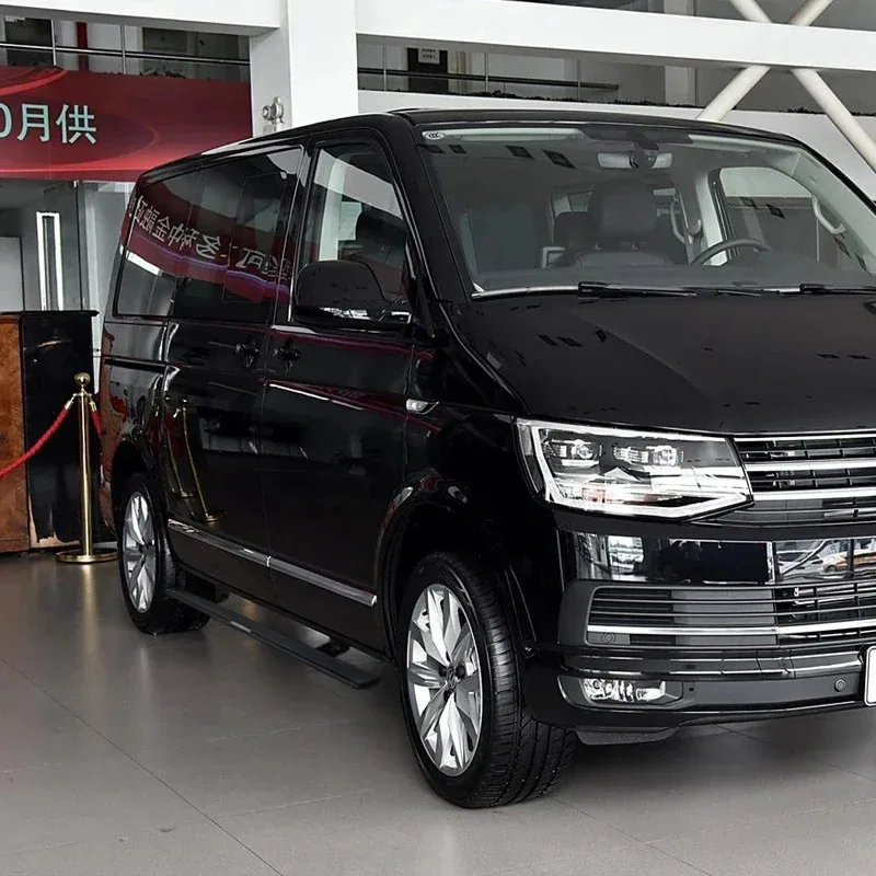 لوحة تشغيل كهربائية أوتوماتيكية من سبائك الألومنيوم بخطوات جانبية كهربائية عالية الجودة لسيارة VW Multivan 2012-2021 #3