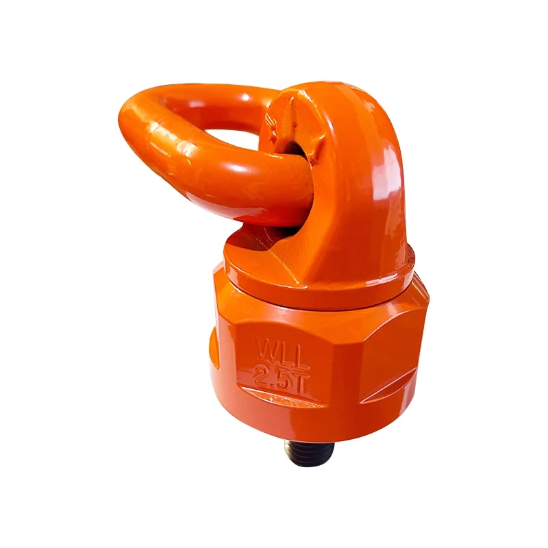 360° Universal Swivel Eye Bolt Lifting Point Molded Duckbill High-Strength Lifting Ring Sling M8