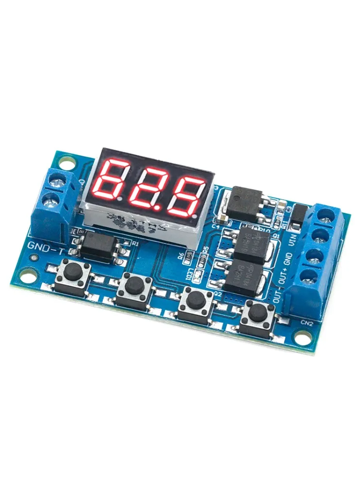 AliExpress quason DC 12V 24V Dual MOS LED Digital Time Delay Relay Trigger Cycle Timer Delay Switch Circuit Board Timing Control Module DIY