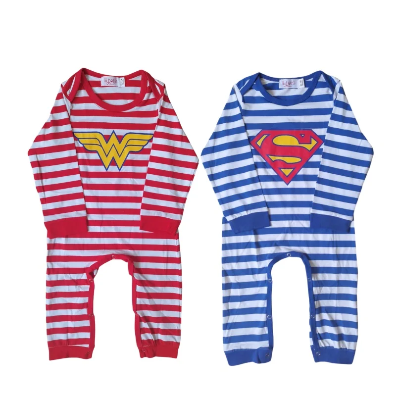 2024 Christmas Baby Sleepwear Pajamas Super Incredibles Cosplay Romper Onesies Girls Boys Baby Homewear 2pcs/set Same Size