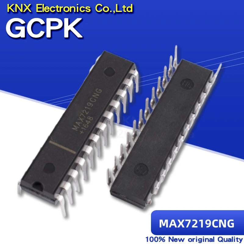 5PCS MAX7219CNG MAX7219 DIP-24 DIP 100% original new