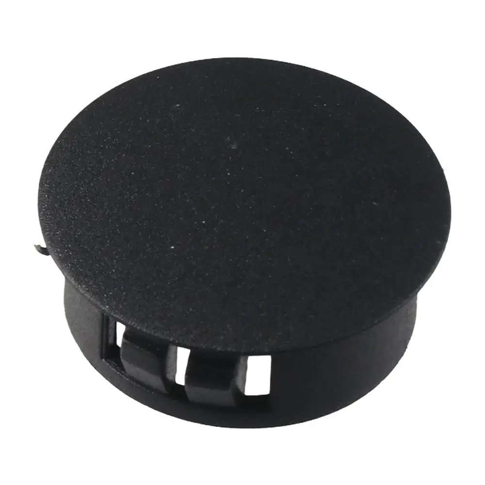 26pcs Plastic Plastic Hole Plugs Corrosion Resistance Black 22mm Round Snap Round Flush Type Panel