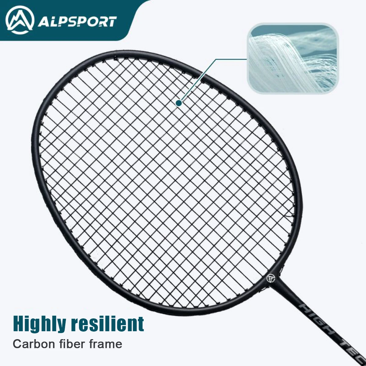 ALP Rr 4U Badminton racket 2 pieces/lot Max 22 lbs Original (including bag and string) Professional Carbon Fiber + Titanium