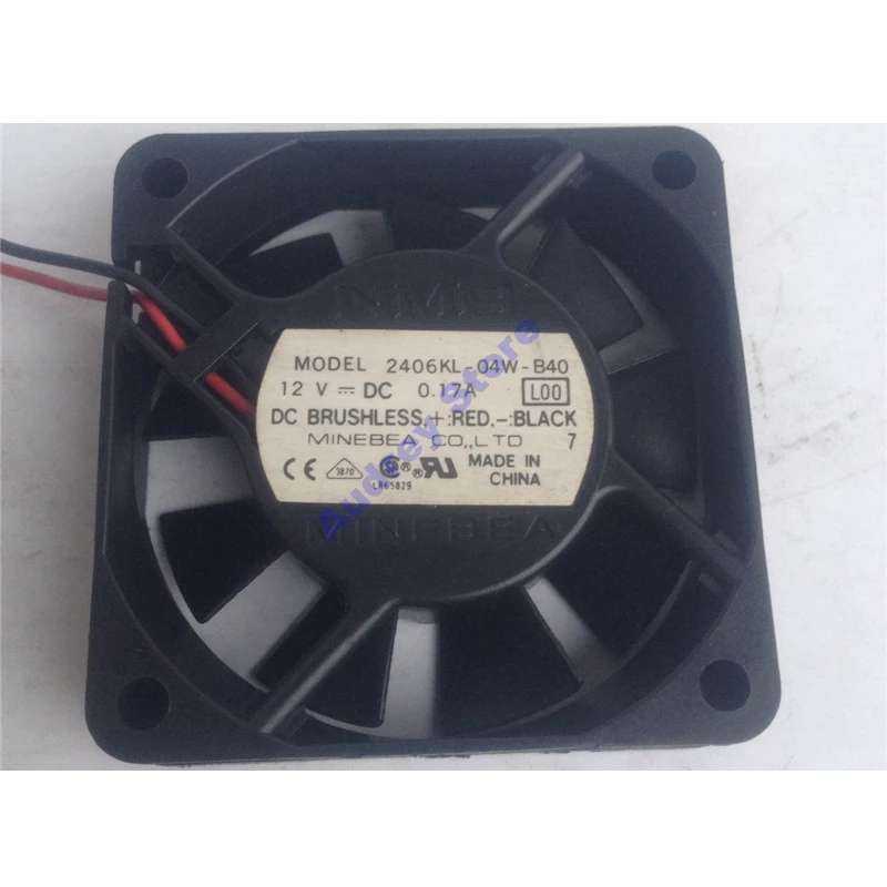 

Оригинальный вентилятор 6015 NMB 2406KL-04W-B40 12 В постоянного тока а 2-проводной Вентилятор охлаждения с двойным шарикоподшипником воздуходувка