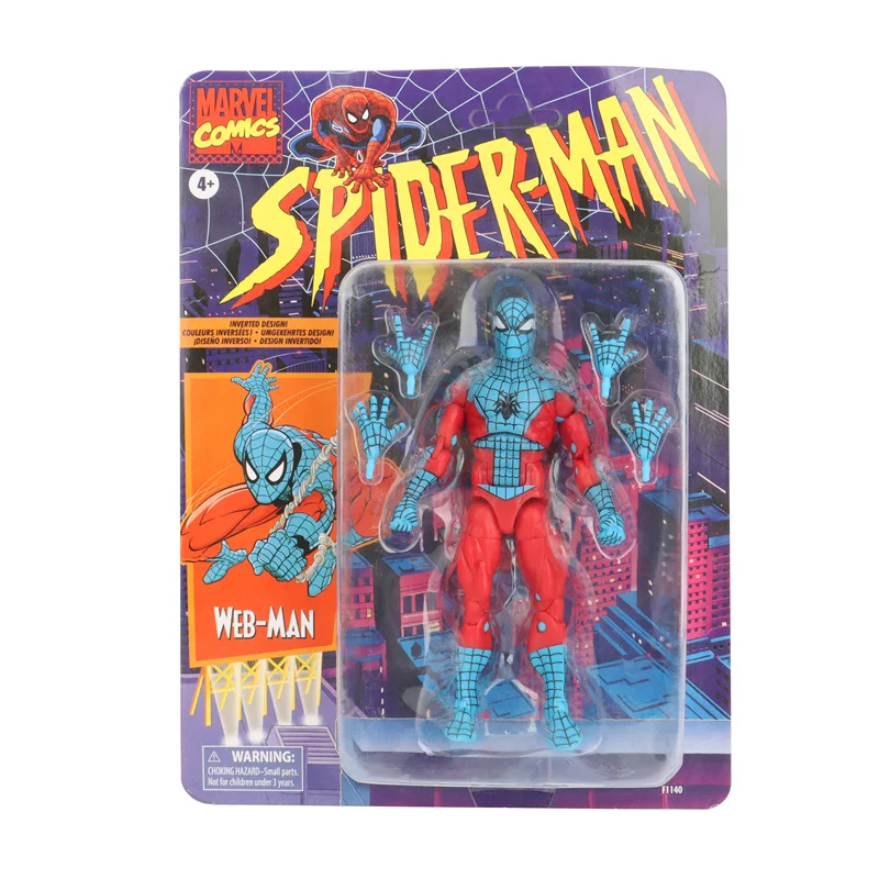 6 inch ML Legends Retro Venom Ben Reilly Spider-Man Kraven de Jager Chasm Spider Gwen Tom Holland Actiefiguur Model Speelgoed