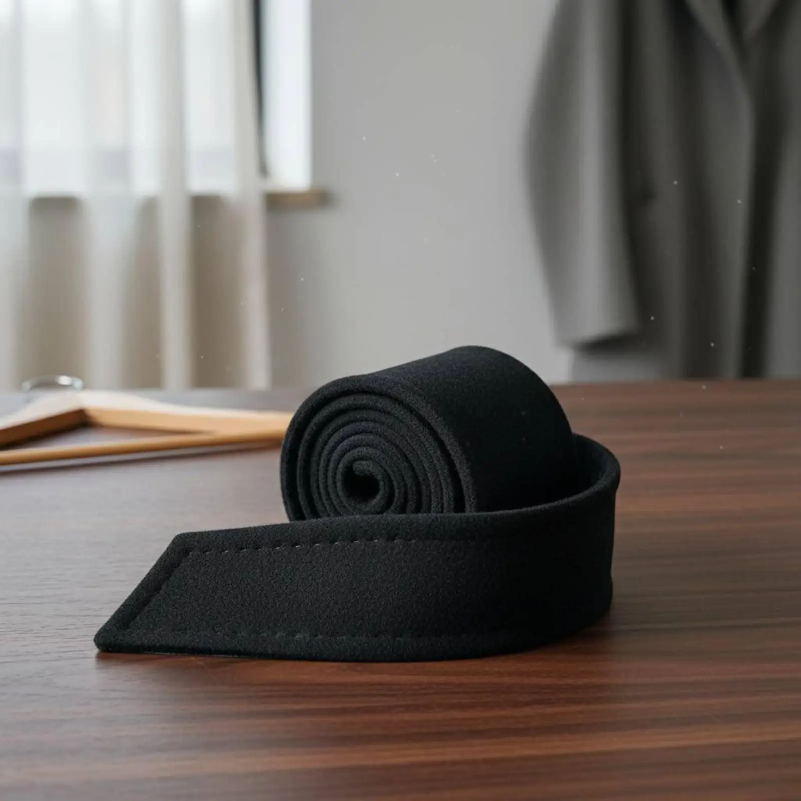 Elegant Black Wool Waist Belt for Women Designer Peplum Waist Belt Wide Belt for Coat and Dress Suitable for Office and Events
