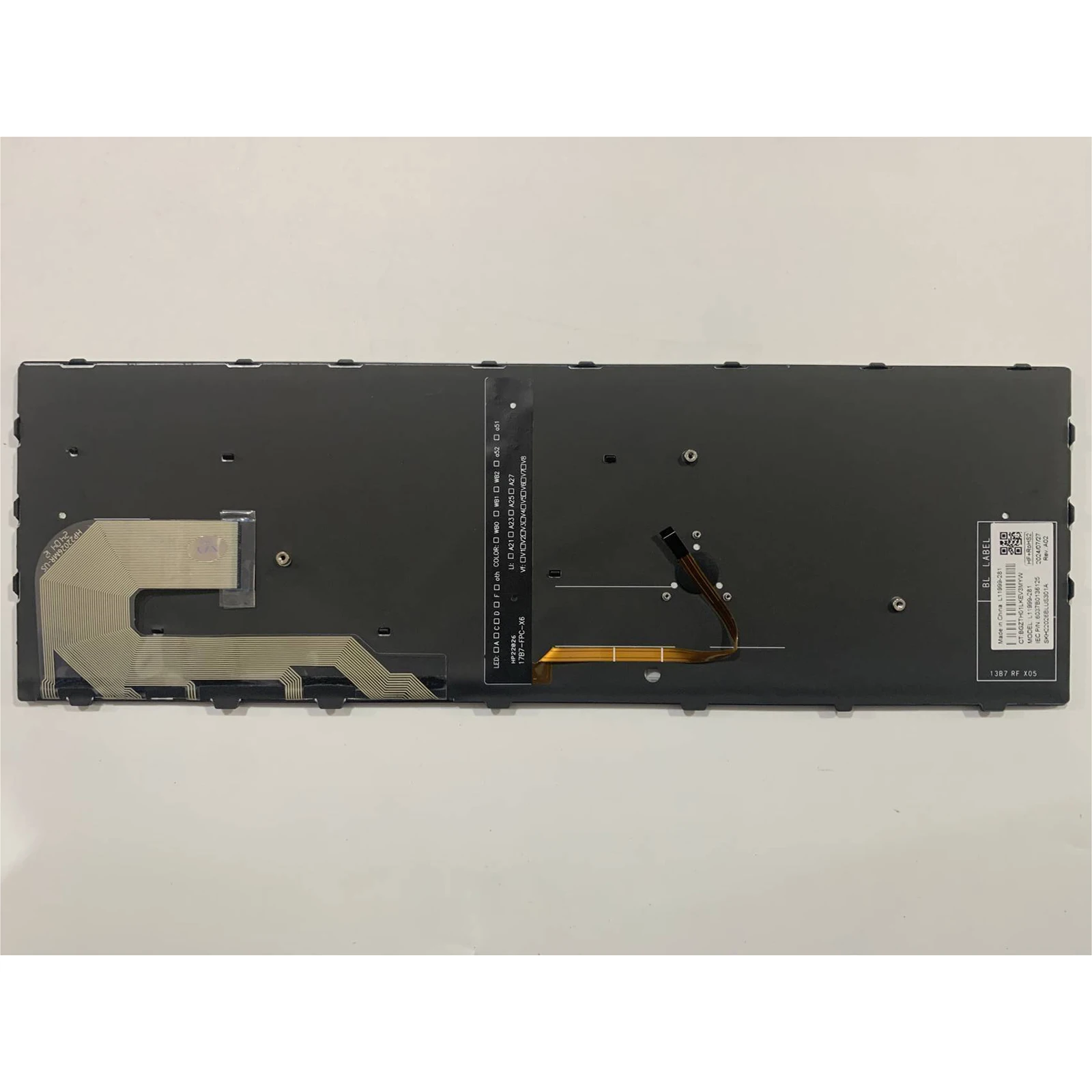 تخطيط الولايات المتحدة ل HP ZBook 15U G5 ZBook 15U G6 855 850 G6 855 850 G5 750 755 G5 HSN-I24C-5 HSN-I13C-5 لوحة مفاتيح الكمبيوتر المحمول #4