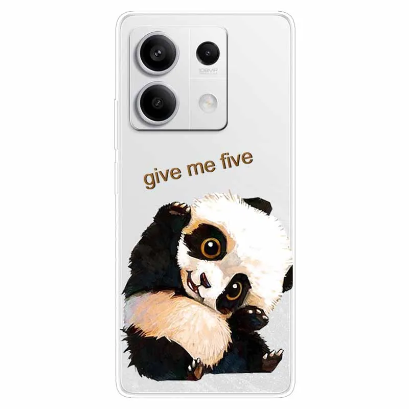For Redmi Note 13 Pro 5G Case Clear TPU Soft Silicon Covers for Xiaomi Redmi Note 13 5G Global Phone Cases Note13 5G Transparent