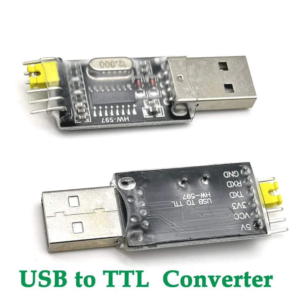 

1/3pcs USB to TTL converter UART module CH340G CH340 3.3V 5V Switch connector