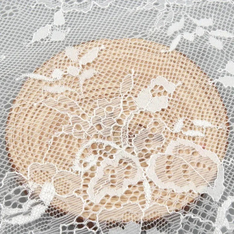 FZdiy White Hollow Eyelash Lace Fabric Webbing Decoration Love Gift Packing Ribbon DIY Sewing Craft Supplies Wedding Decor