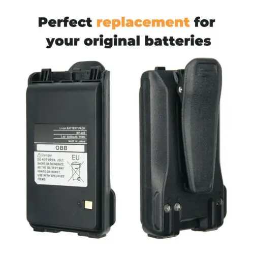 10pcs NEW 7.4v 2200mAh Li-ion Battery BP-265 for Radio Walkie Talkie ICOM IC-F3001