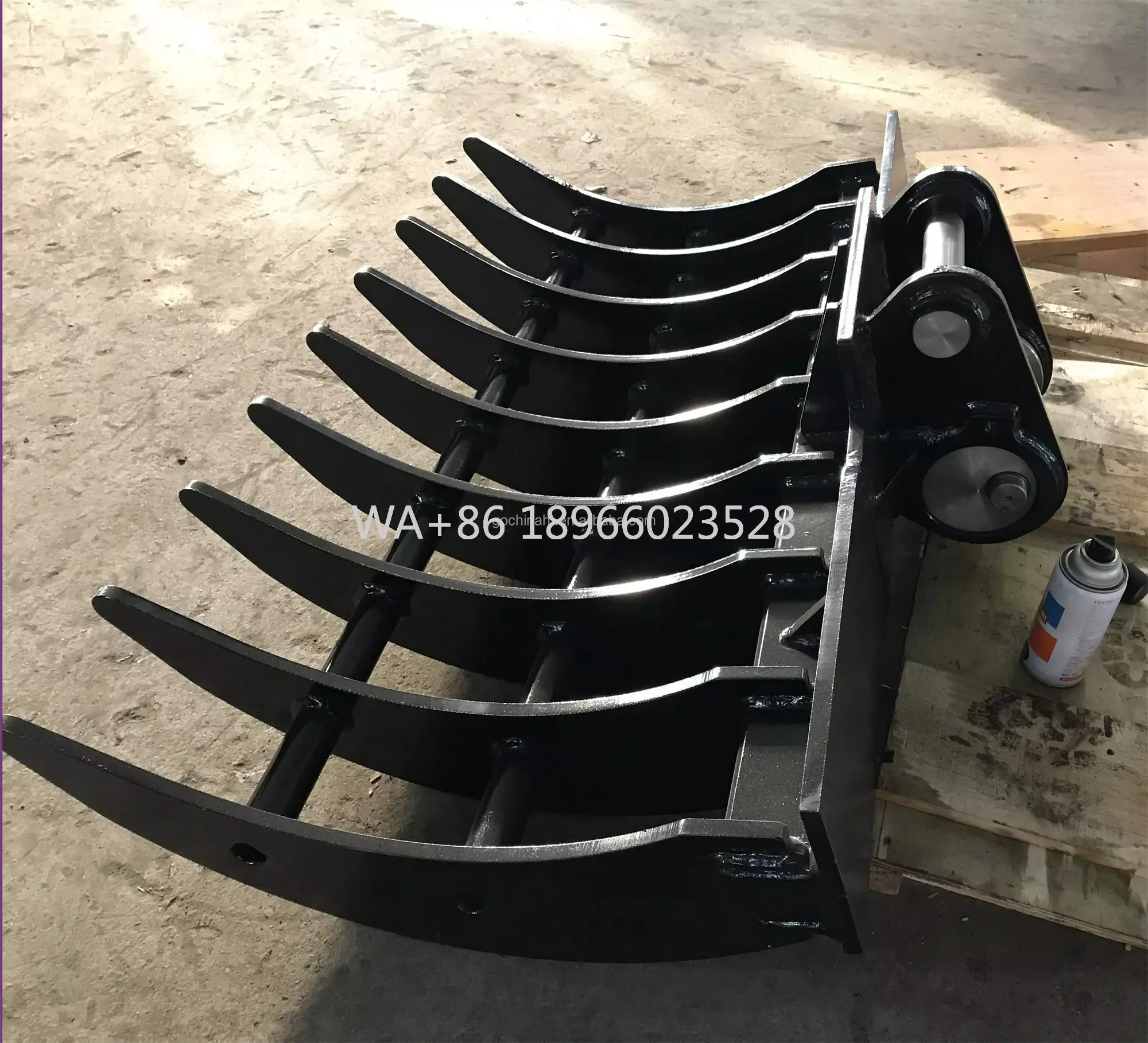 China Fabrieksprijs Zware graafmachine Wortelhark Graafmachinehulpstukken Borstelharken voor graafmachine van 3-45 ton