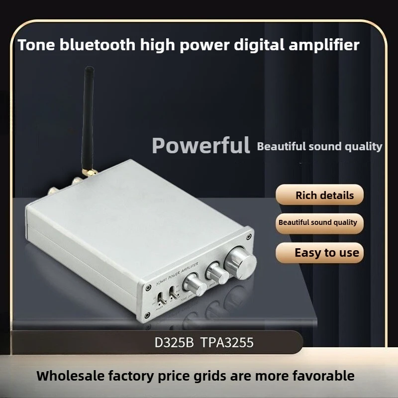 

TPA3255 Dual Channel Bluetooth 5.1 Digital HIFI High and Low Tone Power Amplifier Low Distortion Household Power Amplifier
