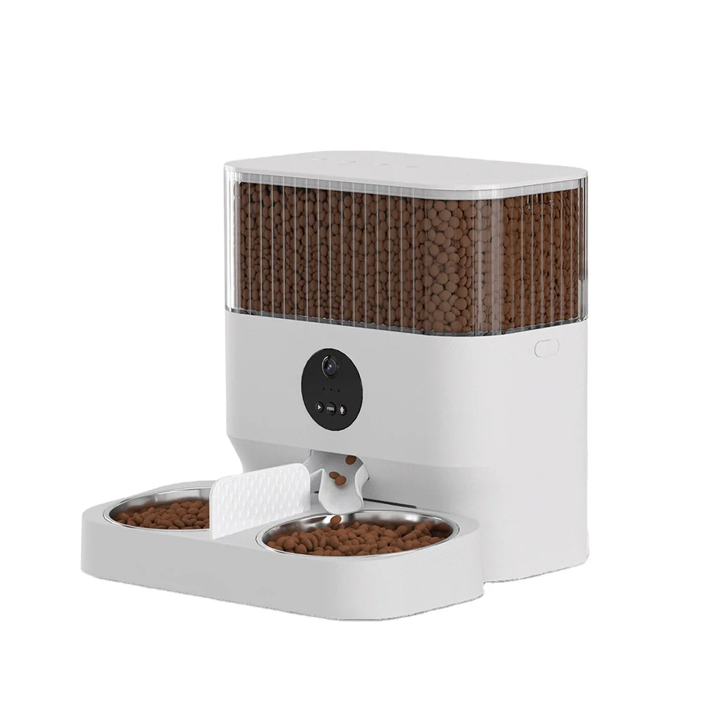 

Умная кормушка для домашних животных, кошек, собак, автоматический дозатор еды, таймер, кормушки, дозатор сухих кормов, миска для кошек