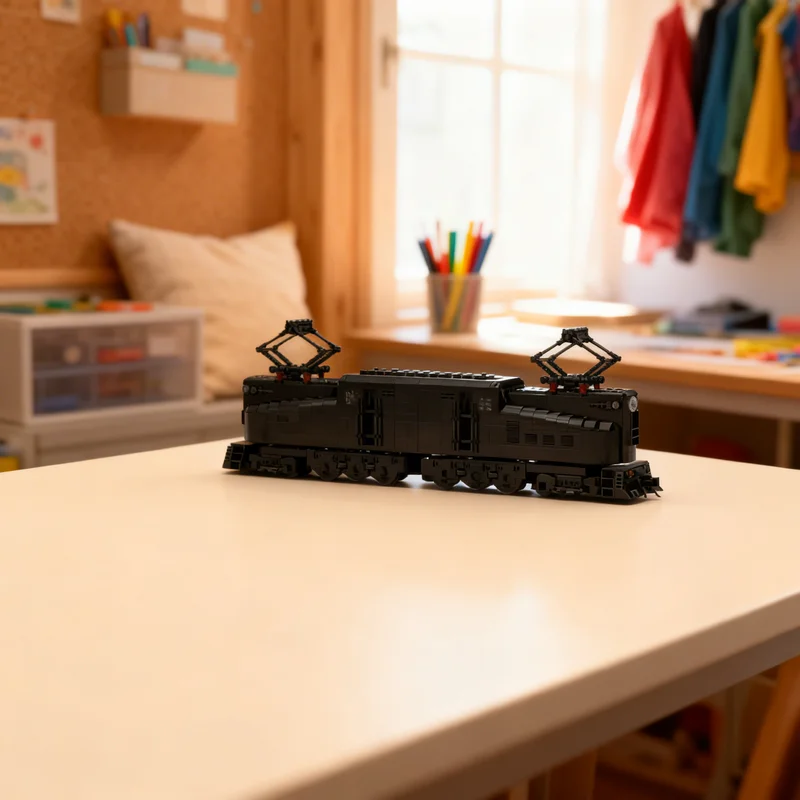 2092 piezas MOC PRR GG 1 Modelo de tren clase GG1 de la Pennsylvania Railroad, bloques de construcción, juguetes de construcción, regalos de Navidad, bloques de ladrillos para niños