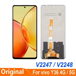 6.64'' For Vivo Y36 4G 5G V2248 V2247 LCD Display Touch Screen Digitizer Assembly Parts