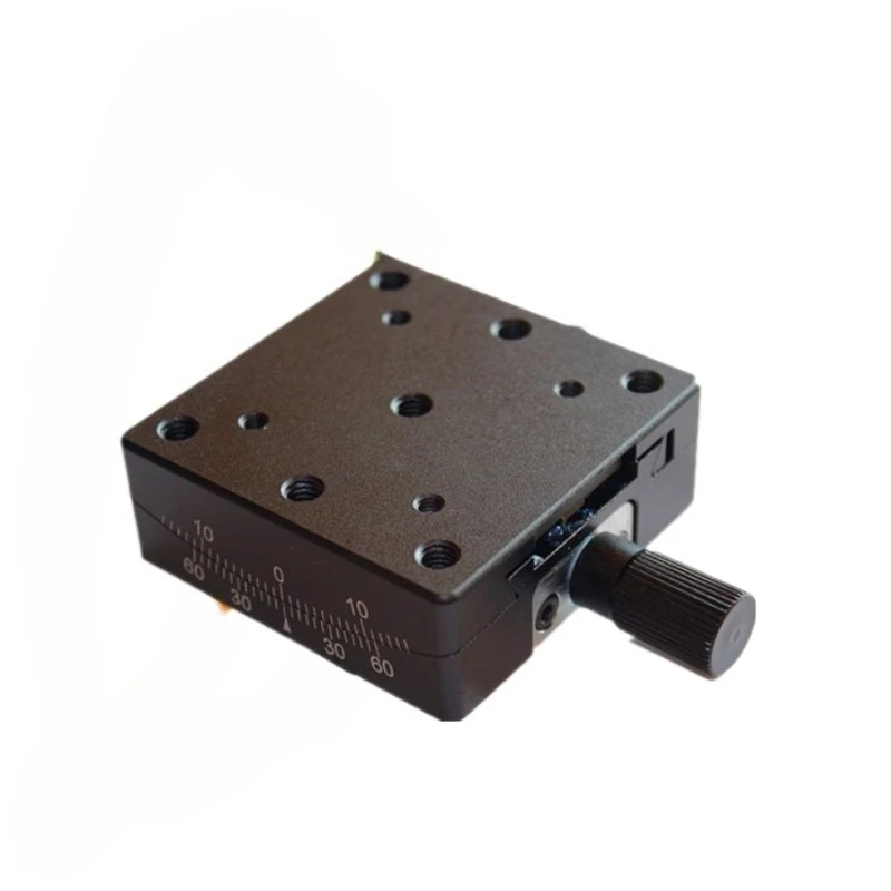 For NT01GM10 Optical Manual Angle Position Table, Worm Gear Fine-tuning Displacement Table, Rotary Pitch Table