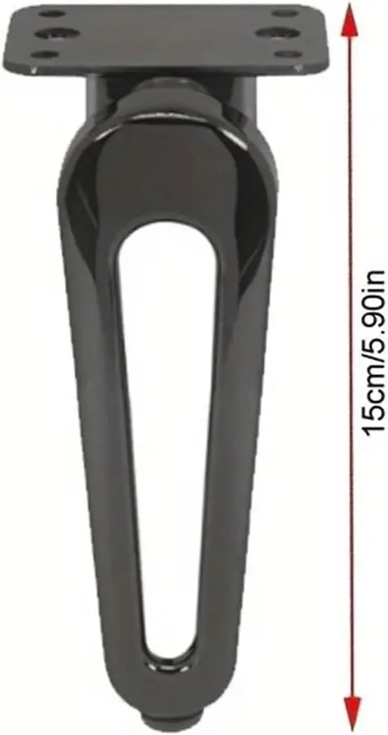 4Pcs DIY Metal Furniture Legs with Protector