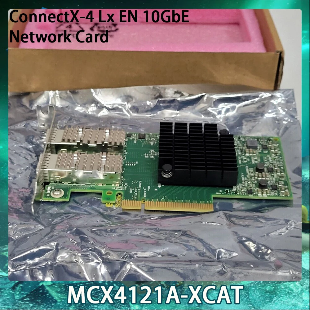 

New NIC CX4121A MCX4121A-XCAT ConnectX-4 Lx EN 10GbE 10Gb/s Dual Port Network Card