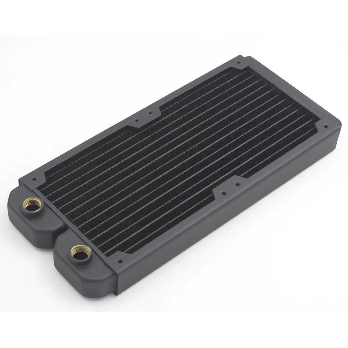 

Gnorium 240mm 2 x 12cm Full Copper Radiator Heat Exchanger Water Cooling 14 Tubes RD240CD1