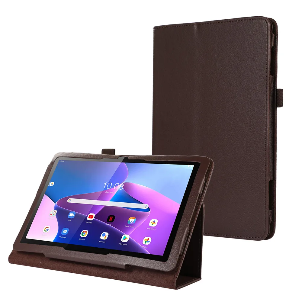 For Lenovo Tab M10 Plus 3rd 10.6 TB-128F Tablet Case For Lenovo xiaoxin Pad 10.6 2022 Skin PU Funda Folding Stand Leather Cover