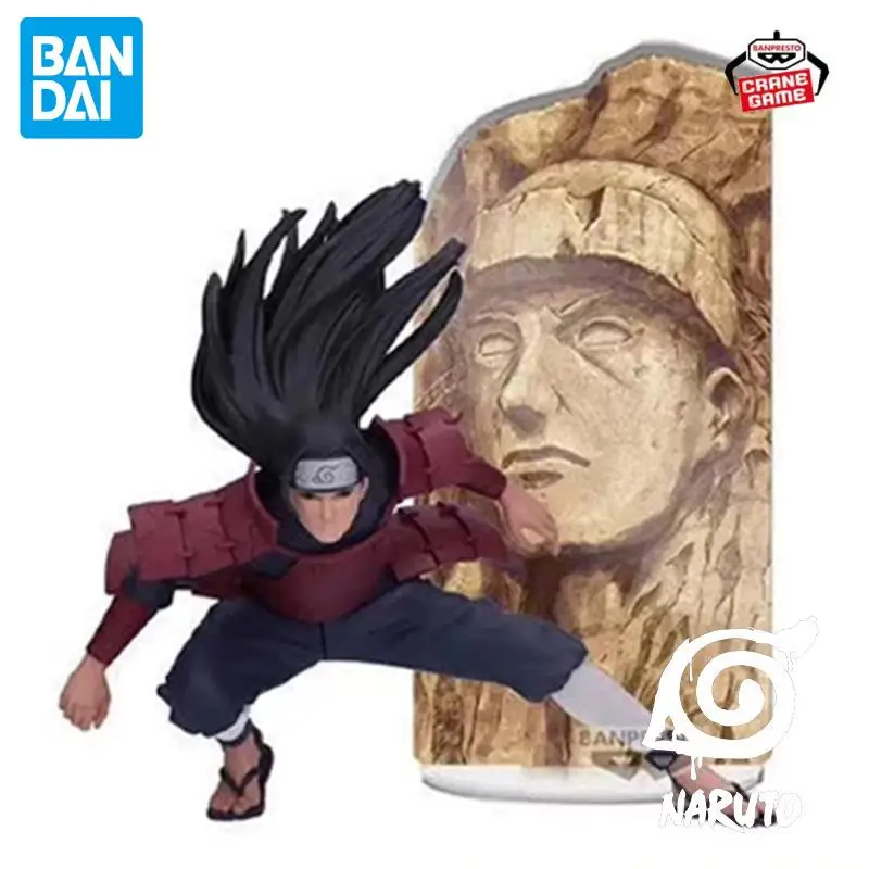 En Stock Bandai Original Naruto Shodai Hokage figuras de Anime modelo de acción muñecas de dibujos animados juguetes Pvc adornos de escritorio regalos del Festival