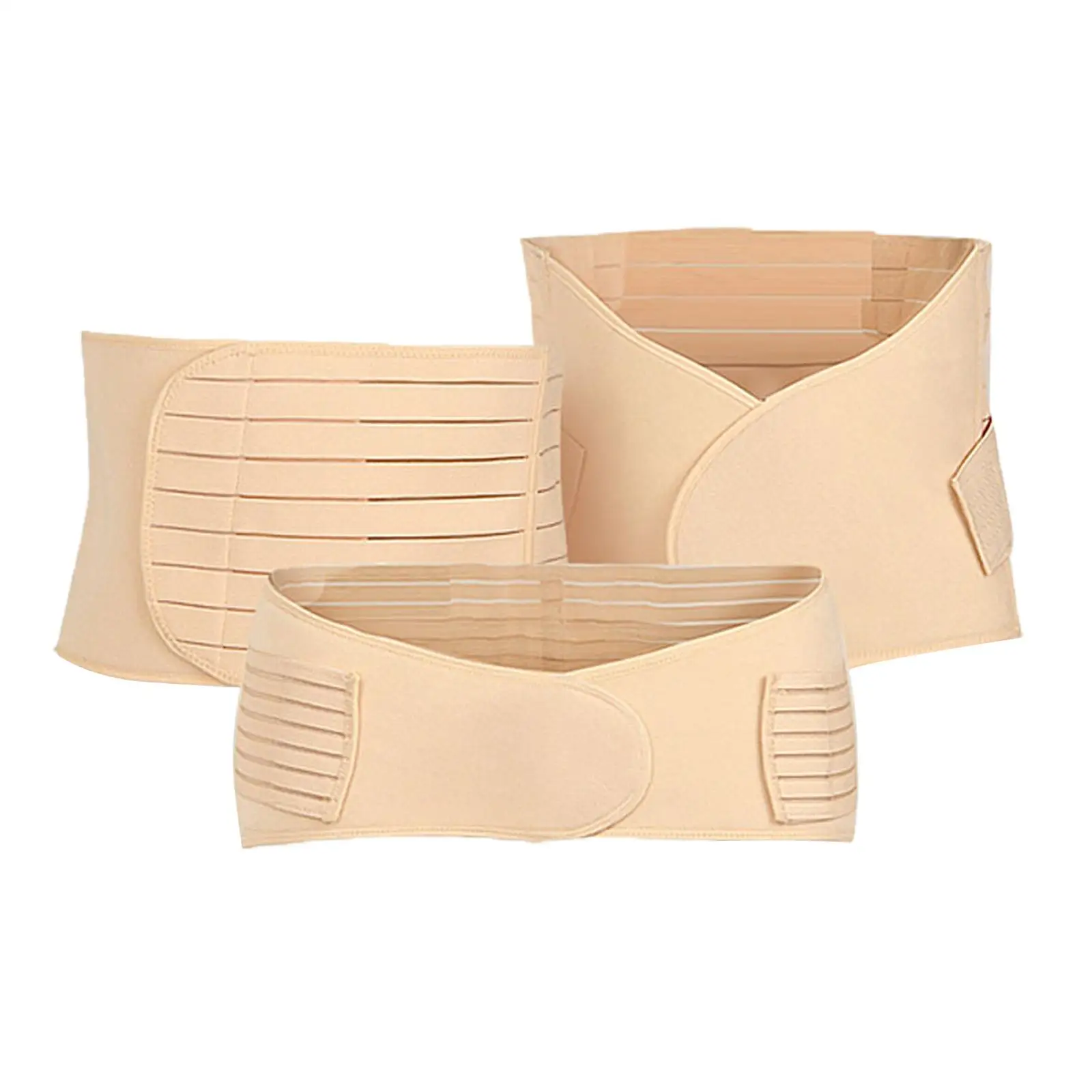 Postpartum Belly Band for Women Breathable Mesh Fabric Waist Trainer Corset Girdle Adjustable Pelvis Support Binder for Recovery