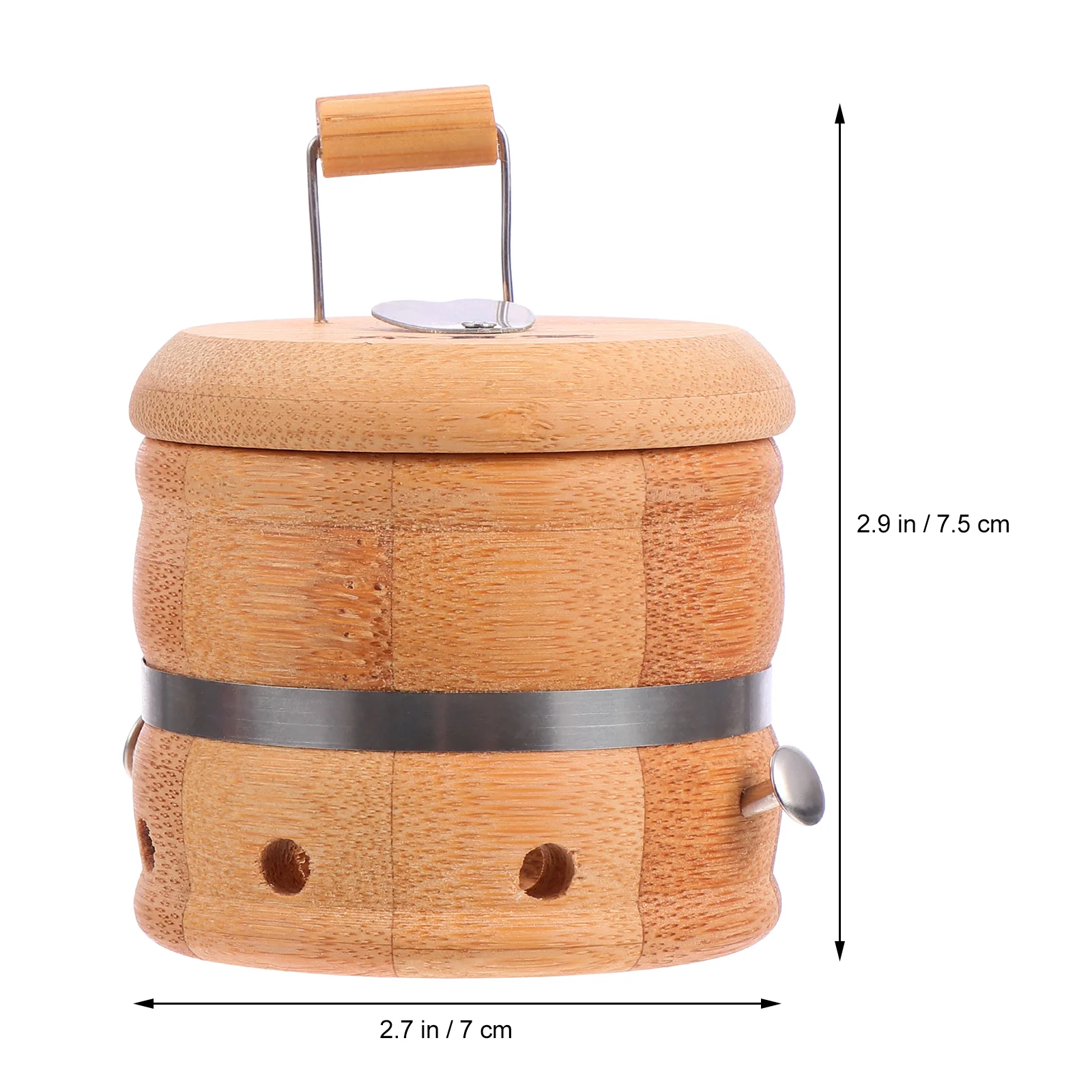 Household Cup Moxibustion Pot Purifier Portable Scraping Physiotherapy Brown Bamboo Practical Moxa Burner