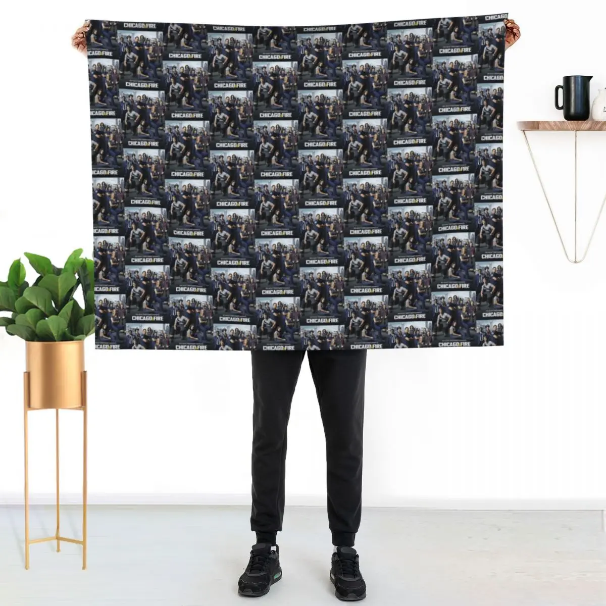 Chicago Fire Throw Blanket Hairys Furry Vintage Blankets For Bed Luxury Designer Kid'S Blankets