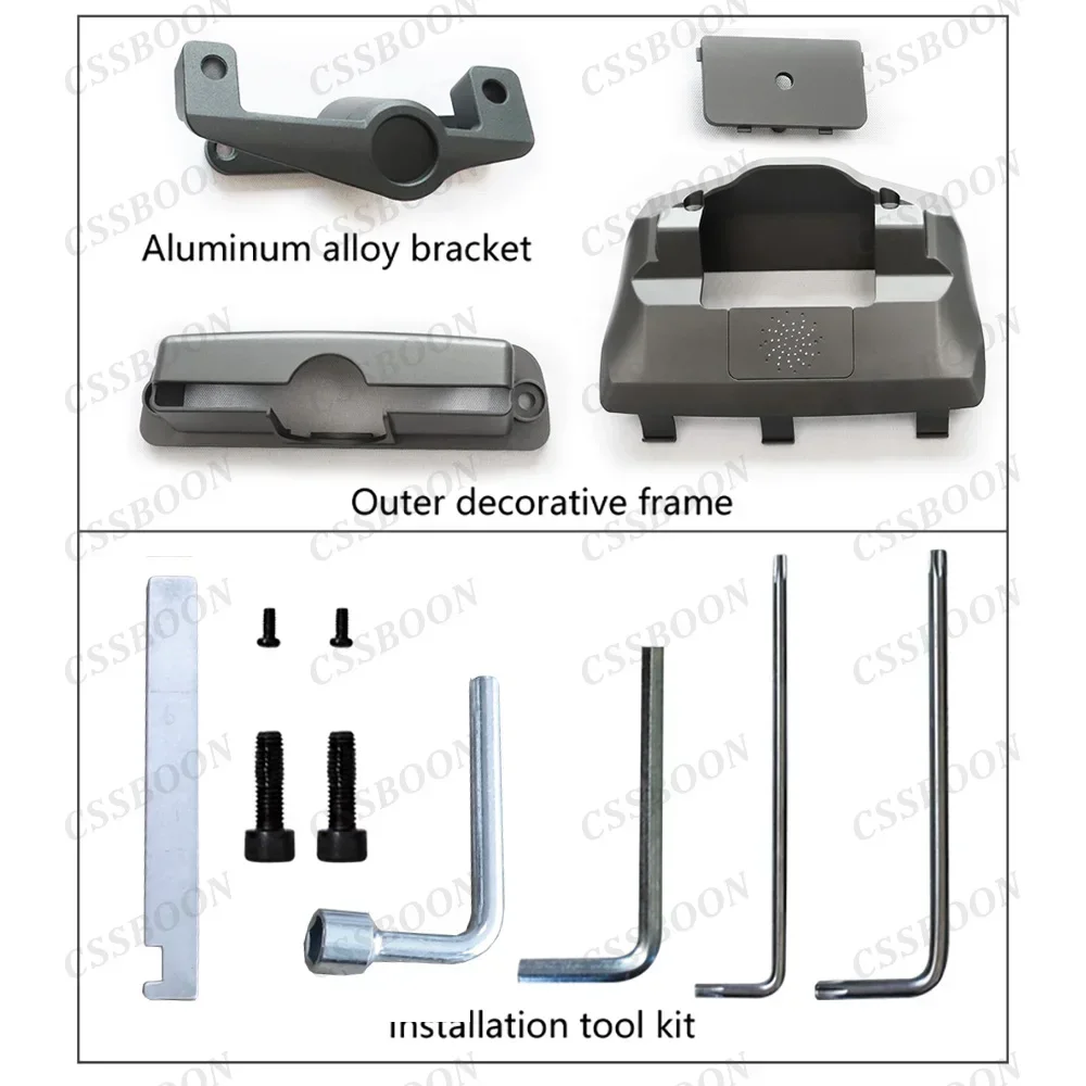 CSSBOON 2024 For Tesla Model 3 Y Highland Accessories Dashboard Touch Screen Swiveling Mount Kit 40 degree Left and Right