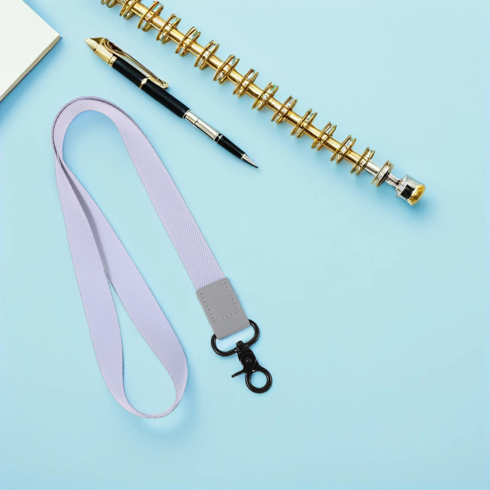 

4 pcs Lanyard For Keys Id Badge Holder Strap Neck Lanyards Detachable Clip Card Holder Portable Work Badge Hanging Rope