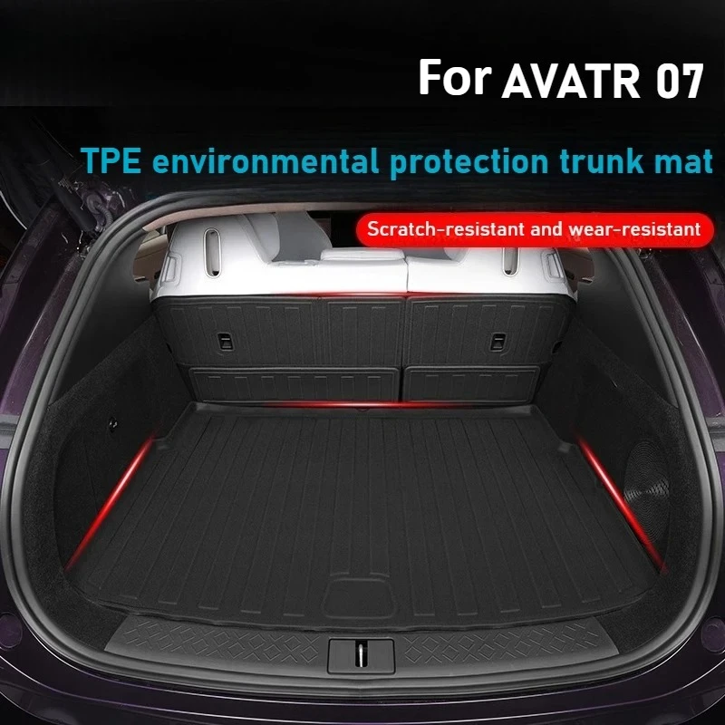

Для коврика в багажник AVATR 07, водонепроницаемый коврик из ТПЭ, модификация, специальная подушка без запаха, аксессуары для интерьера