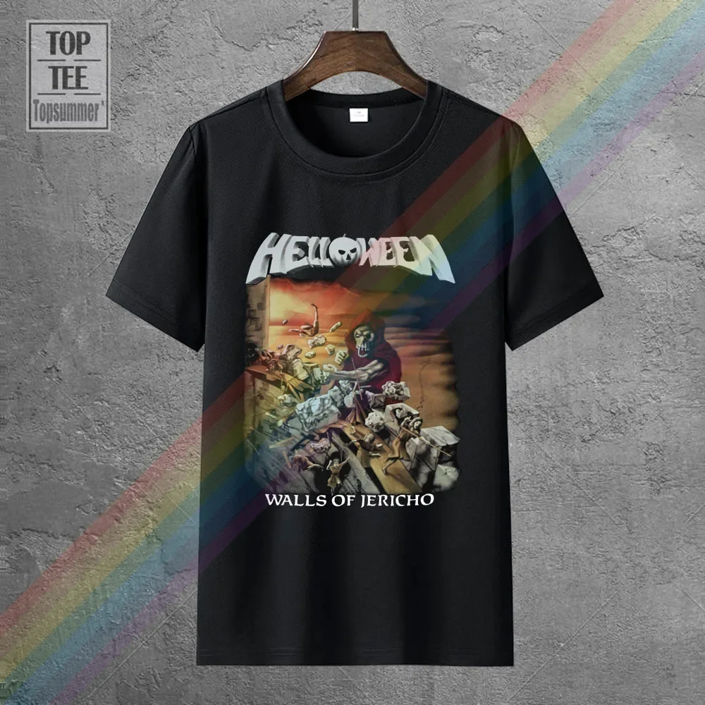 Helloween Walls Of Jericho 1985 Album Cover T Shirt