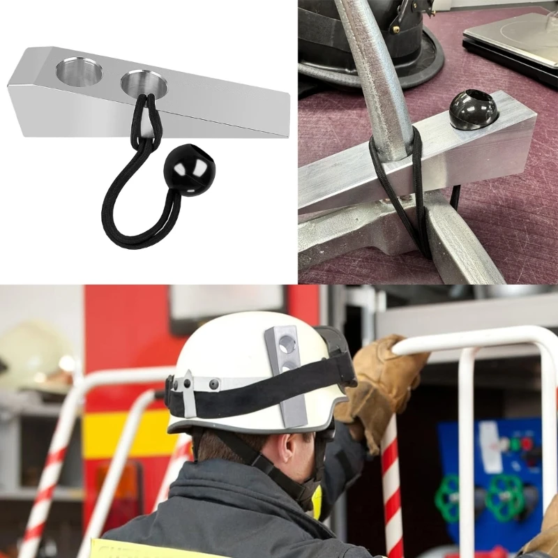 

Y6GD Portable Aluminum Alloys Firefighter Door Wedges with Bungee Cord Easy Attachment