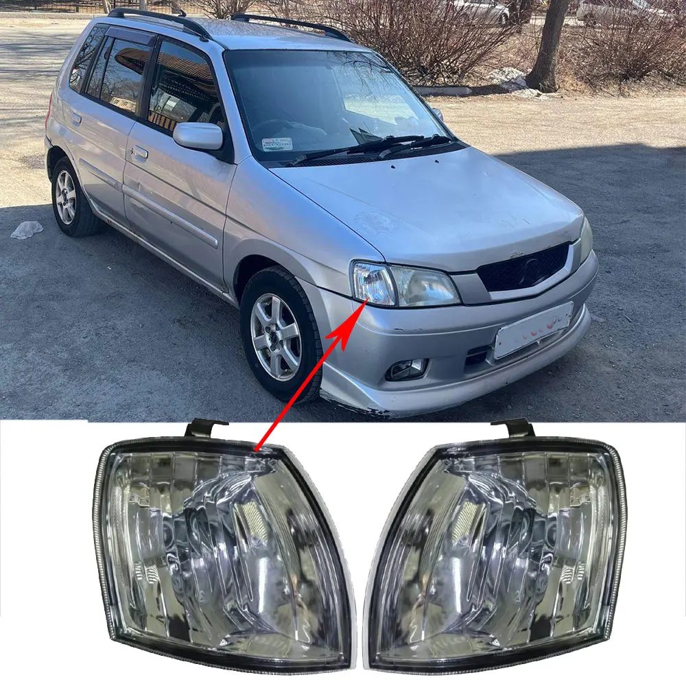 A Pair Car Corner Lamp ​for Mazda Demio DW3W DW5W ​B3E ​1999 to2002