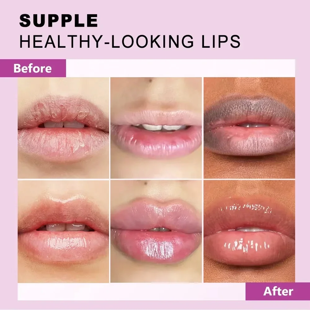 Instant Volumising Enhancer Lip Plumper Oil Long Lasting Moisturizing Lip Gloss บํารุงเพิ่มความยืดหยุ่นเซรั่มเซ็กซี่ Lip Care