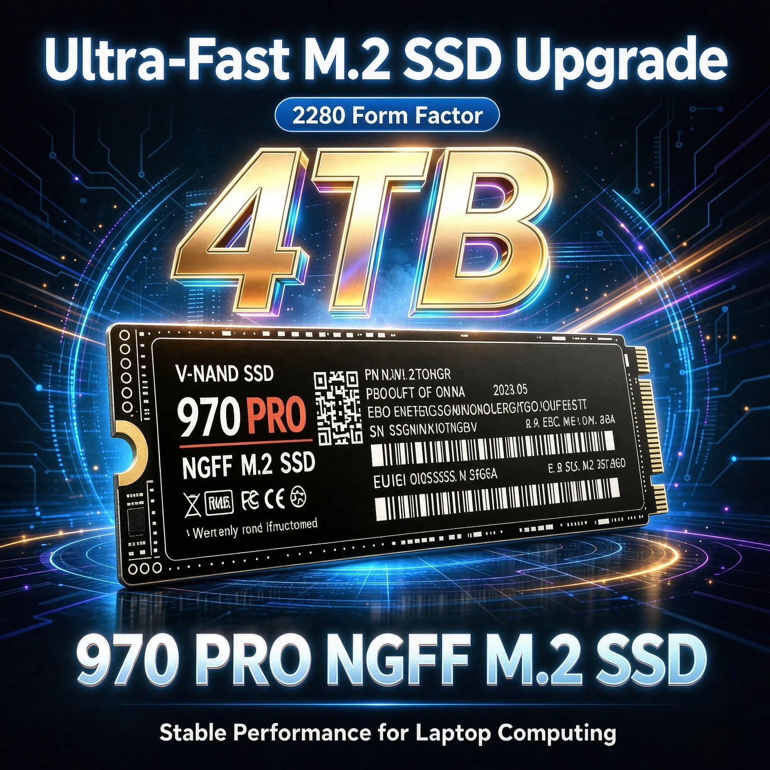970 PRO M.2 NGFF 2280 SSD Internal Solid State Drive 2TB 4TB High Speed Transfer Hard Disk for Laptop Notebook Desktop Computer